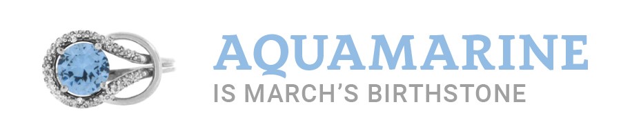 march birthstone aquamarine gemstone jewelry